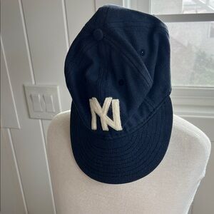 Navy Blue Cap with White Logo